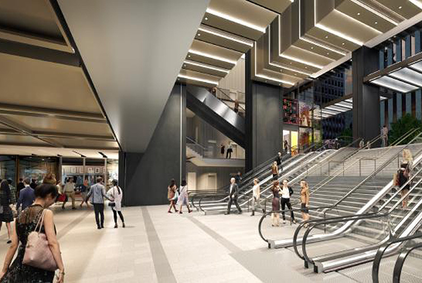 An artist’s impression of the transformation at Wynyard Place, where Allianz is set to join NAB as a tenant.
