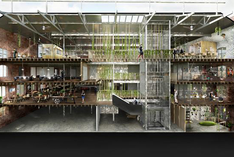 An artist’s impression of the Younghusband Wool Store project in Melbourne’s Kensignton.
