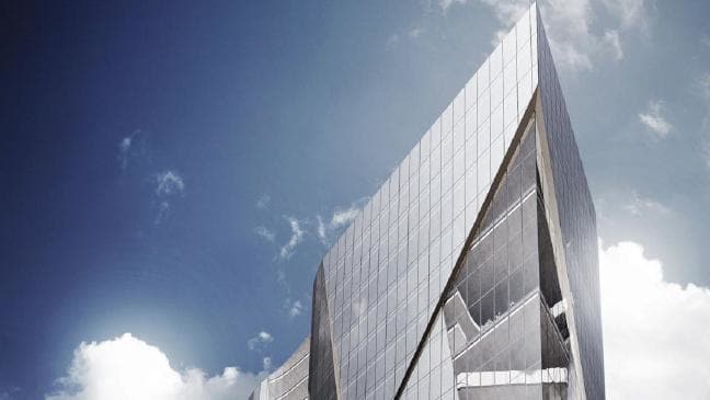 The new office tower at 1000 La Trobe st Docklands.