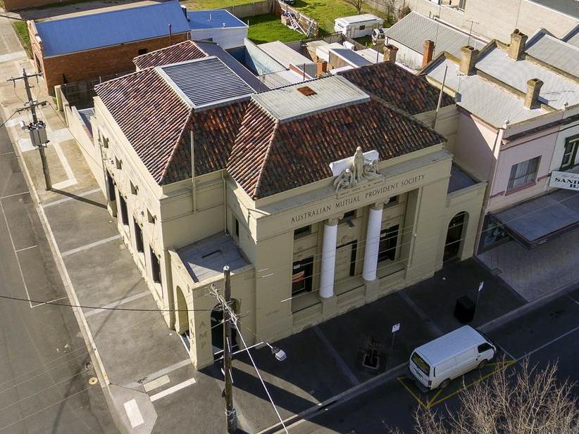 Banks are often in a prime location.