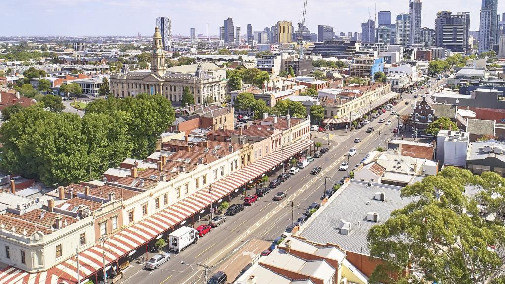 A selldown of 15 terraces along South Melbourne’s Emerald Hill has begun.
