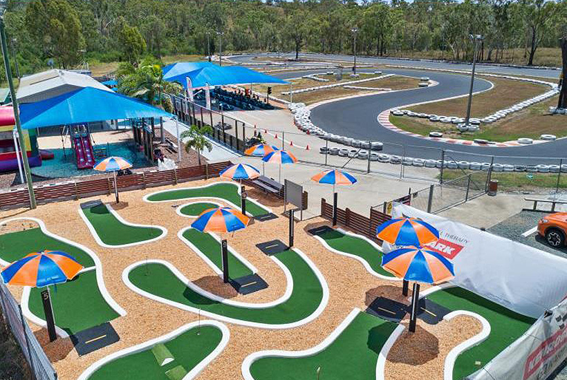Kenrose Park includes a 600m go-kart track and a mini-golf course.