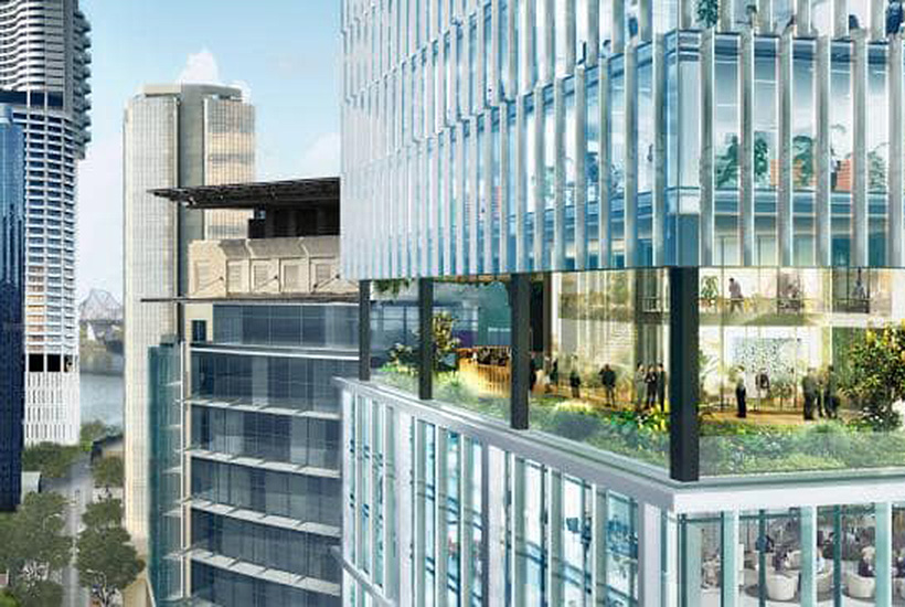 An artist’s impression of the Midtown Centre in the Brisbane CBD.