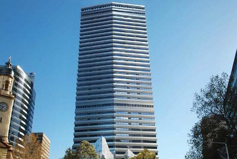 An artist’s impression of Northpoint at 100 Miller Street, North Sydney.
