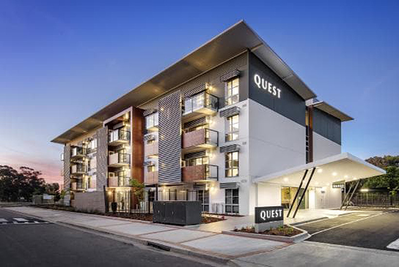 The Quest Apartment Hotel in Griffith, NSW.
