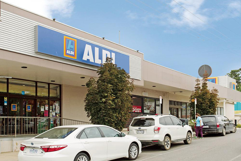 The Aldi supermarket at Seville remains on the market.