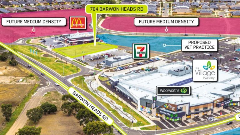 Take prime position between Maccas and 7-Eleven