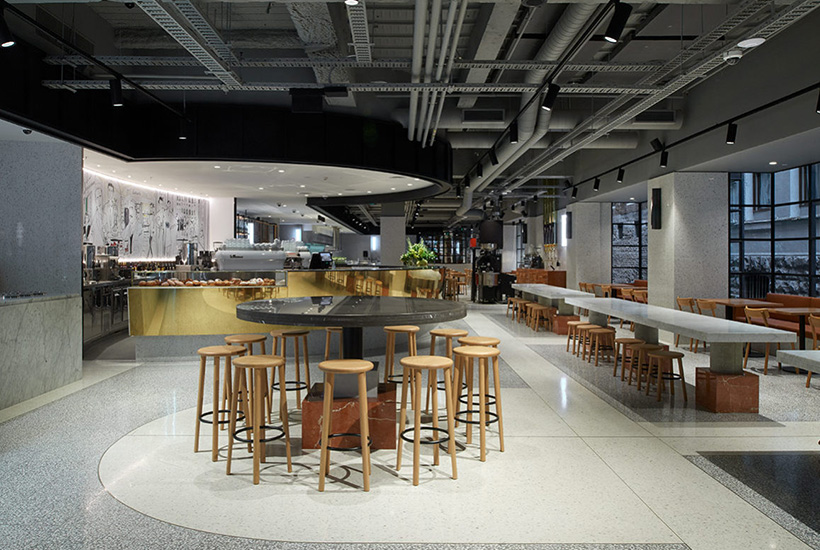 The stunning Brunetti shop on Flinders Lane in Melbourne’s CBD.
