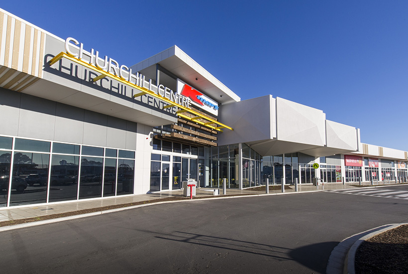 The Churchill Centre shopping centre in Adelaide. Picture: Hindmarsh.
