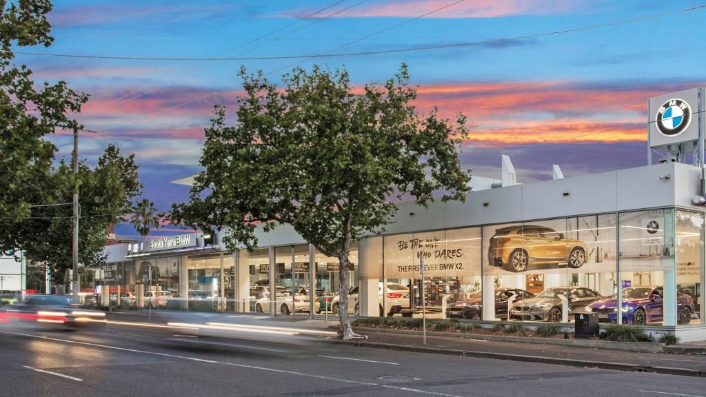 The South Yarra BMW building is up for sale at 145 Williams Rd, Prahran.
