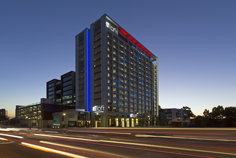 Perth’s five-star Aloft Hotel.