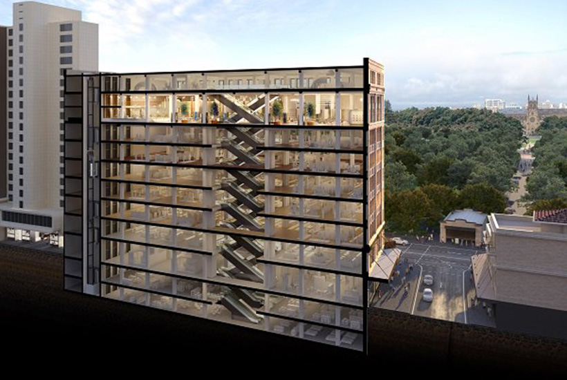 The upgraded David Jones store on Elizabeth St will span 12 levels.