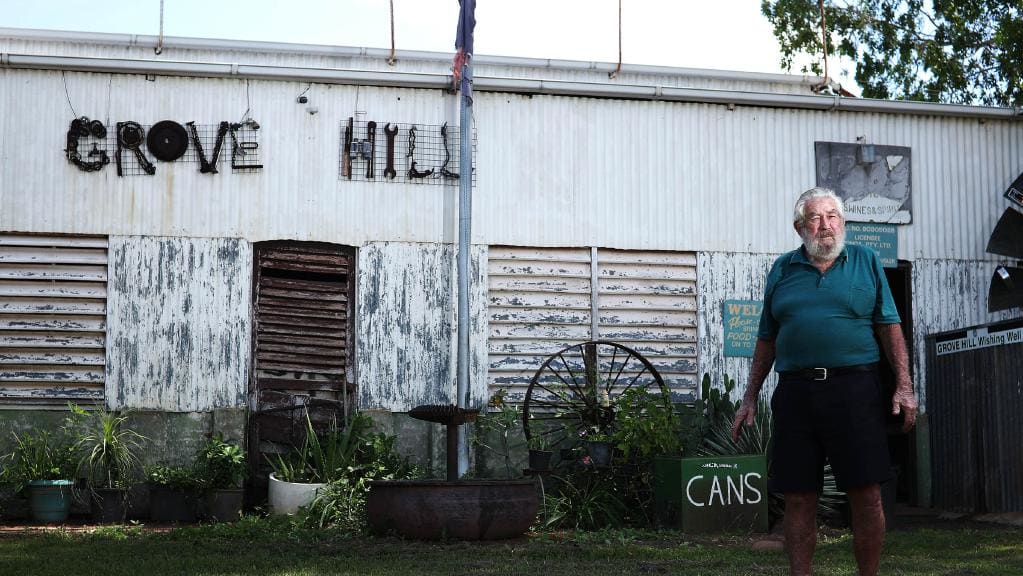 Local face of the Grove Hill Heritage Hotel, owner Stan Haesuler at his outback pub located some 20km from the Stuart Highway in between Darwin and Katherine.