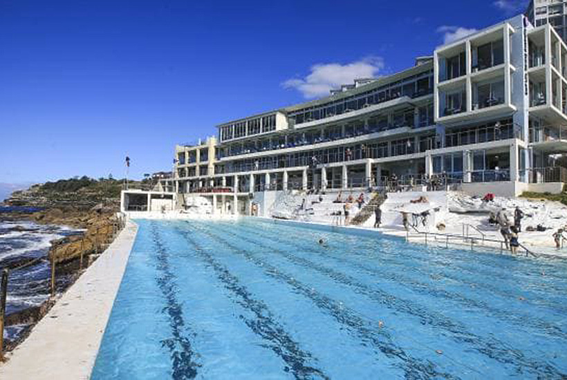 The Bondi Icebergs in Sydney’s east. Picture: Dylan Robinson
