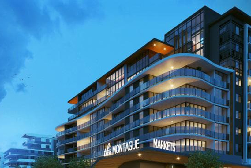 An artist’s impression of of Pradella’s $175 million mixed-use West End precinct, Montague Markets and Residences.
