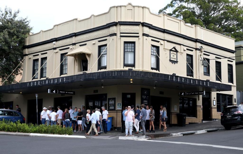 The Four in Hand hotel in Paddington.