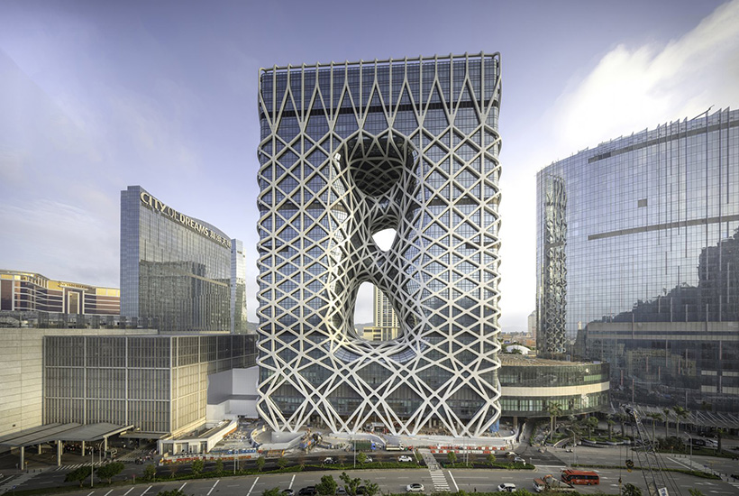 Zaha Hadid Architects designed the new City of Dreams hotel in Macau.
