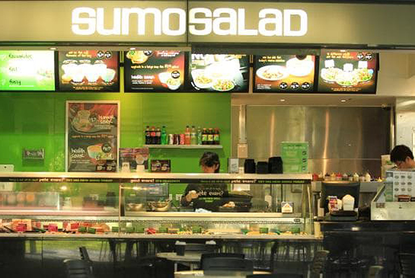 The Sumo Salad chain of stores is on the market.