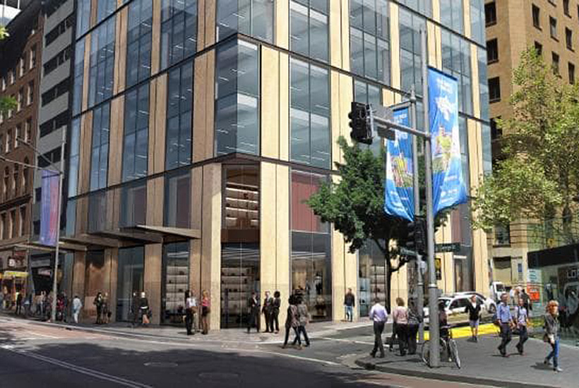 An office development at 275 George St in Sydney.

