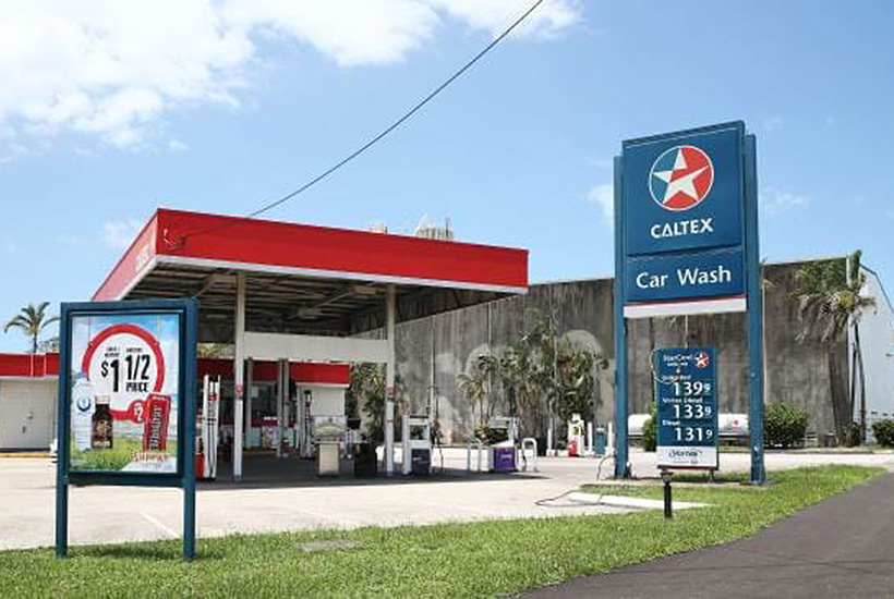 A Caltex service station in Cairns. Picture: Brendan Radke.