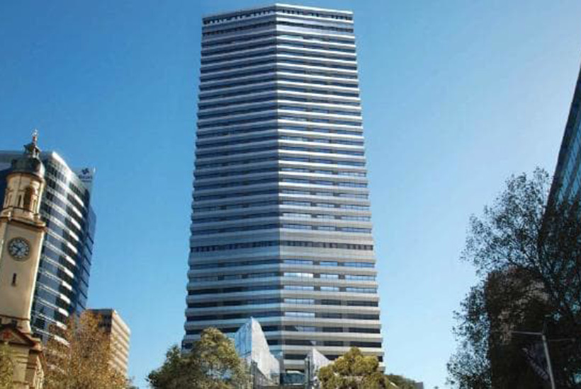 An artist’s impression of Northpoint at 100 Miller St, North Sydney.
