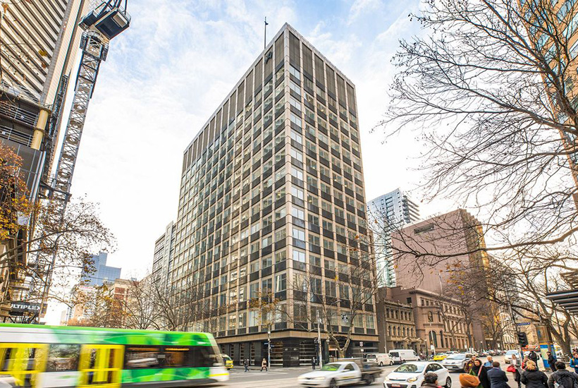 The RBA building at 60 Collins St in Melbourne.
