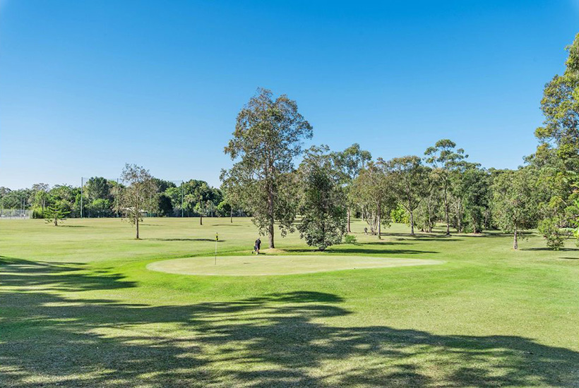 The Glenview Par 3 Golf Course on the Sunshine Coast.
