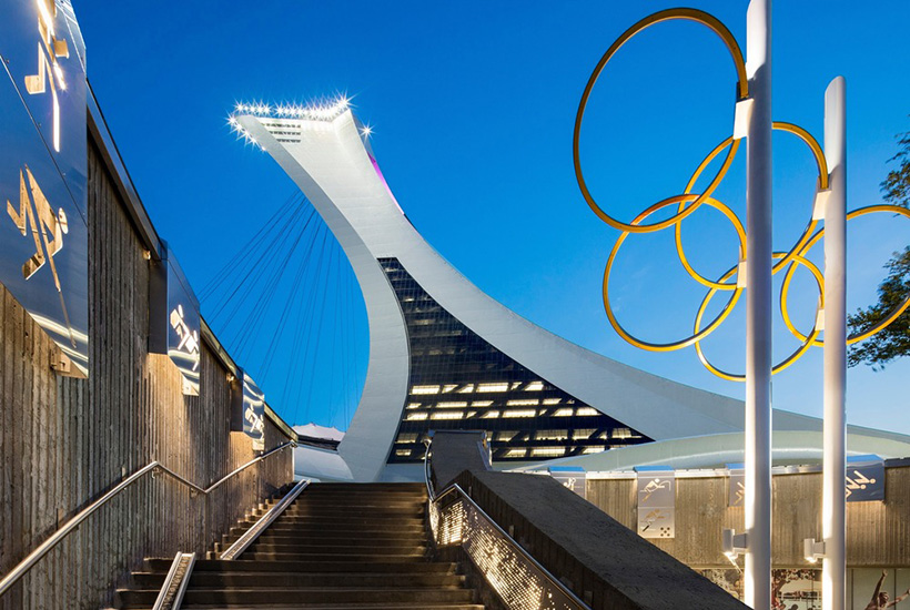 Montreal’s Olympic Stadium tower is now home to offices. Pictures: Stephane Brugger
