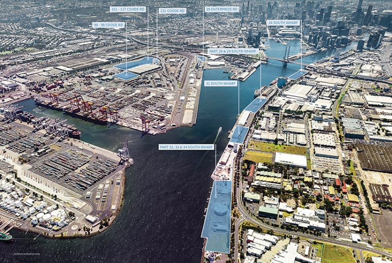 Port of Melbourne puts eight major sites up for grabs