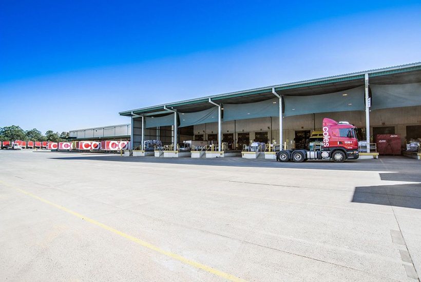 The Coles distribution centre at Heathwood in Queensland.
