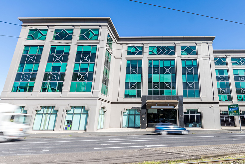 The office building at 210 Kings Way in South Melbourne sold for more than $32 million.
