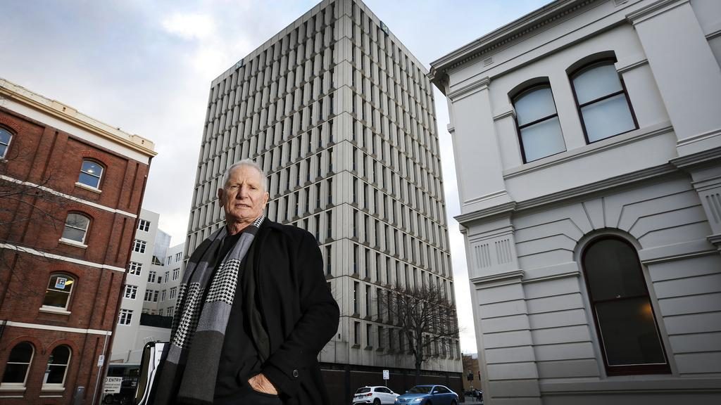Architect Laurie Scanlan in Hobart. Picture: Chris Kidd.