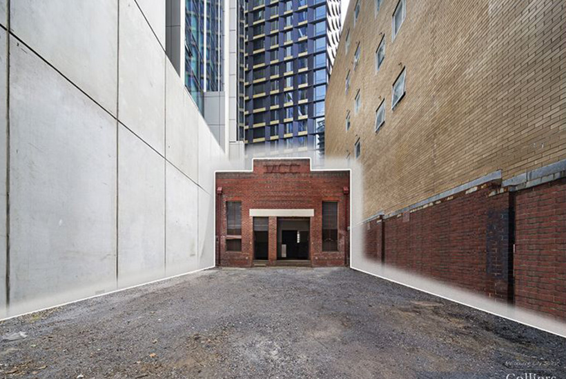 The former substation at 202-204 A’Beckett St in Melbourne.
