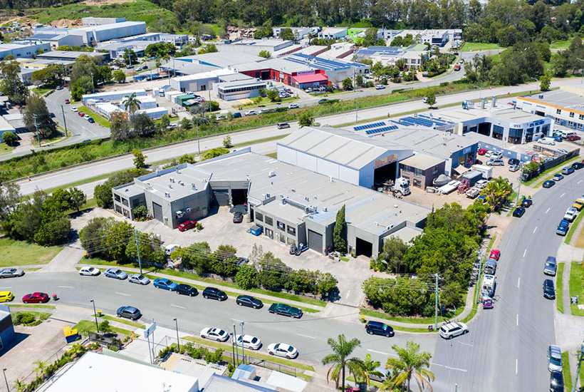 The Burleigh Heads industrial complex at 36 Central Drive.