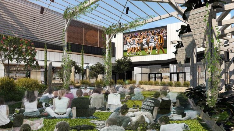 Outdoor plaza with giant screen to star at new Ocean Grove shopping centre