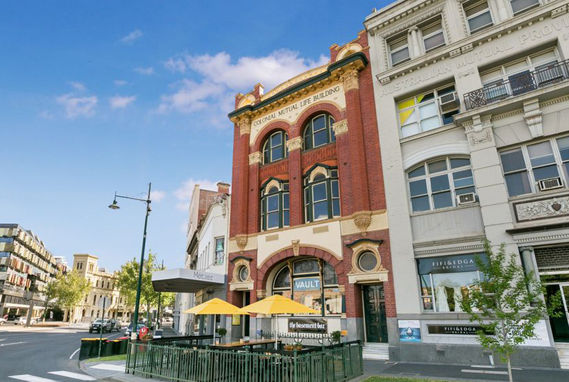 The historic building at 17-19 View Point in Bendigo is expected to sell for around $3 million.
