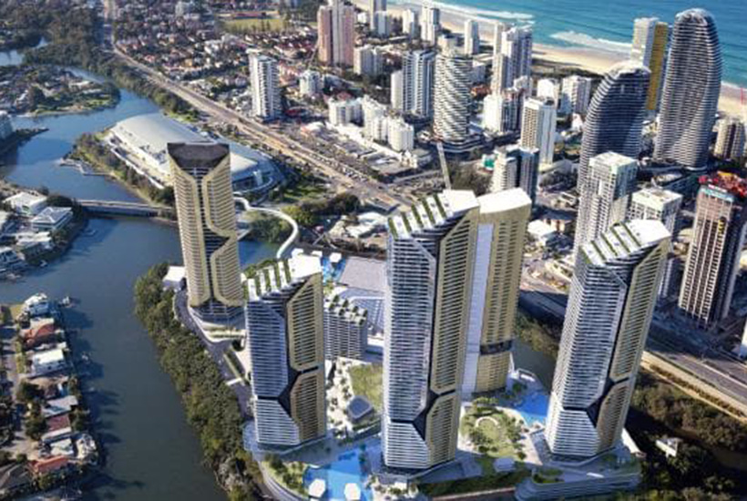 An artist impression of The Star Gold Coast’s mega master plan concept. Picture: Supplied.
