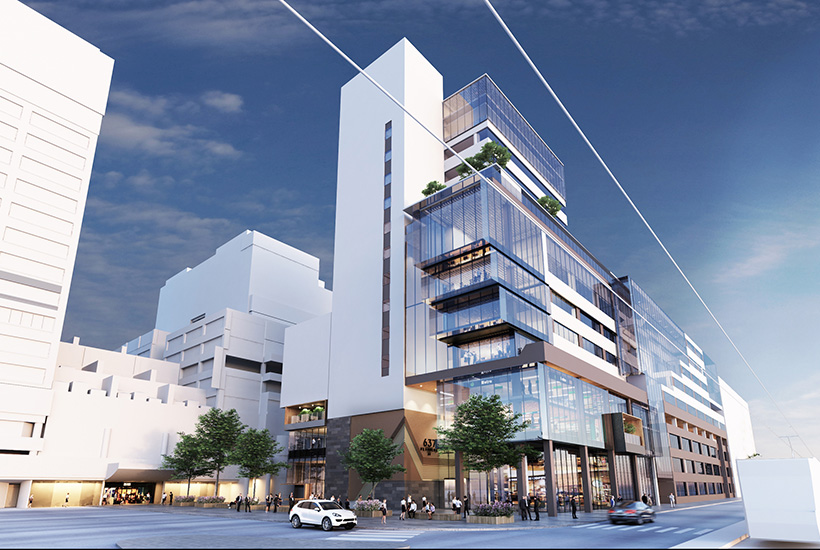An artist’s impression of the Zone Q development to be built at the Victoria Police site in Melbourne.