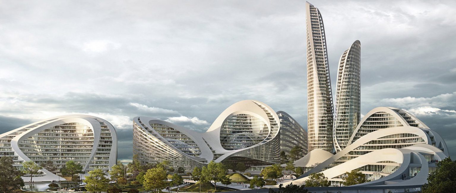 The smart city will house 66,500 residents, alongside schools, medical clinics, cultural institutions and 800,000 square metres of office space. Picture supplied