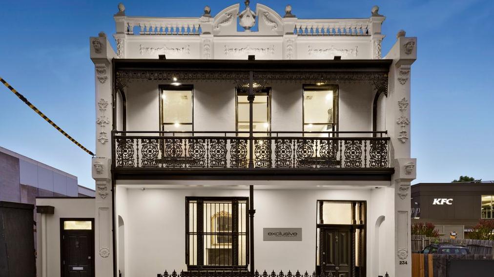 234 Coppin St’s grand restored facade now