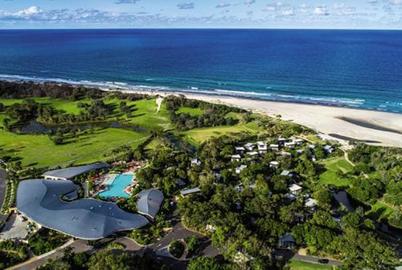An overhead view of the $100 million Elements of Byron Bay.
