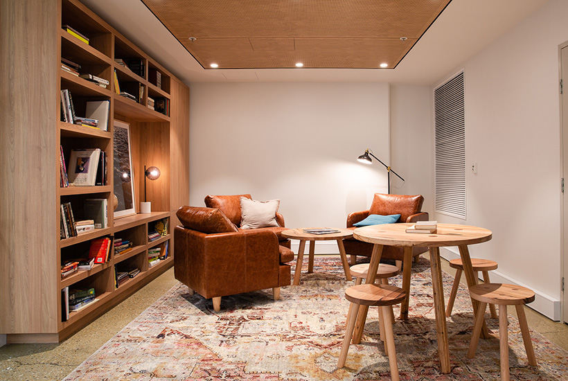 One of the rooms within Hub’s Anzac Square co-working space.
