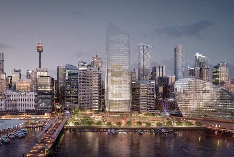 An artist’s impression of the Cockle Bay wharf precinct redevelopment in Sydney.

