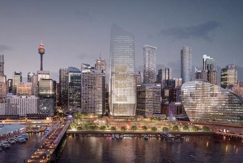 An artist’s impression of the Cockle Bay wharf precinct redevelopment in Sydney.