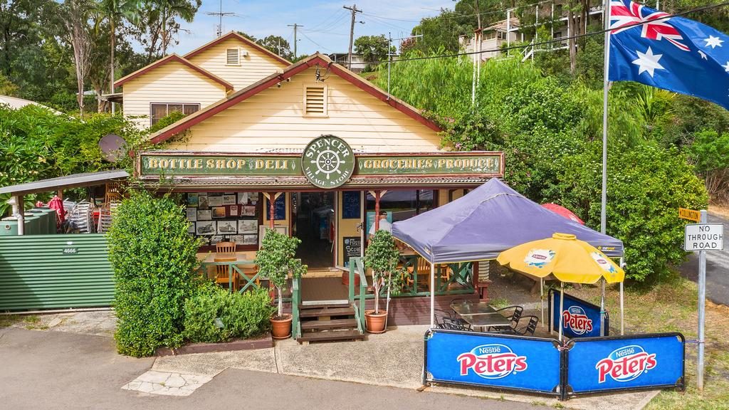 The Spencer Village store at 4666 Wisemans Ferry Rd is on the market.