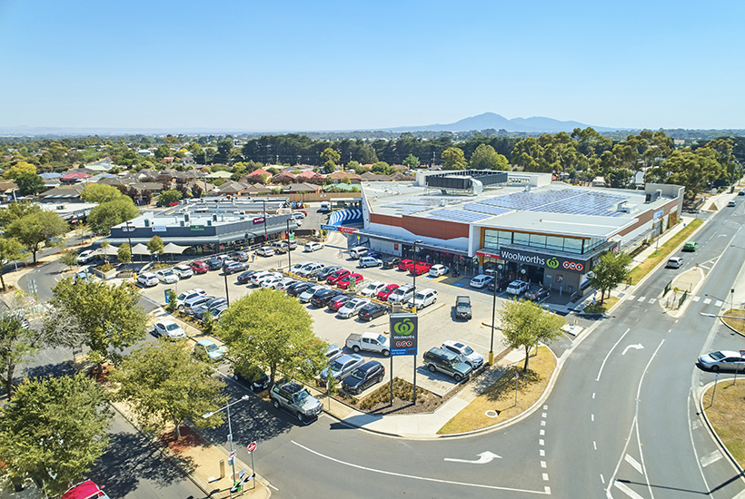 The recently completed Woolworths supermarket at Lara in Victoria.
