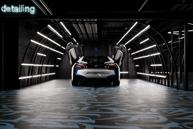 This Russian car wash looks more like an art installation