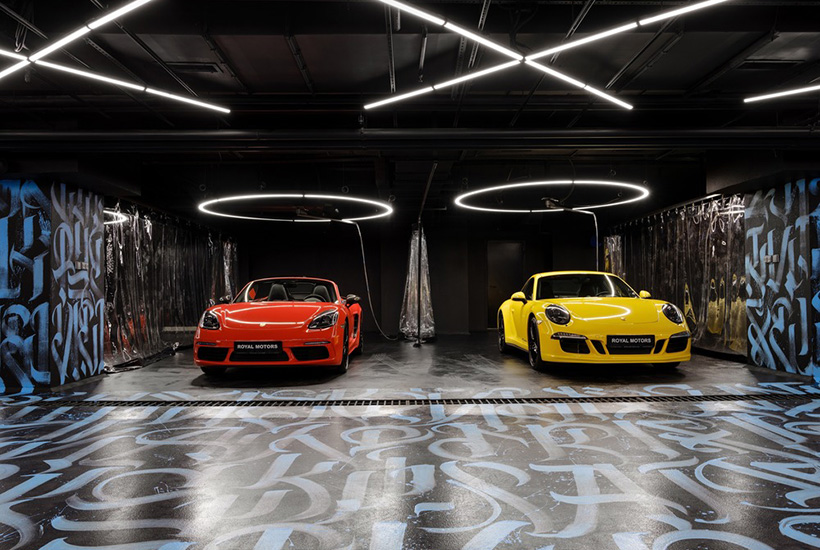 This Russian car wash looks more like an art installation