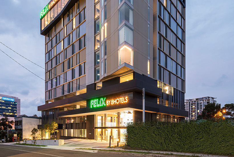 The Felix Hotel at Sydney Airport.
