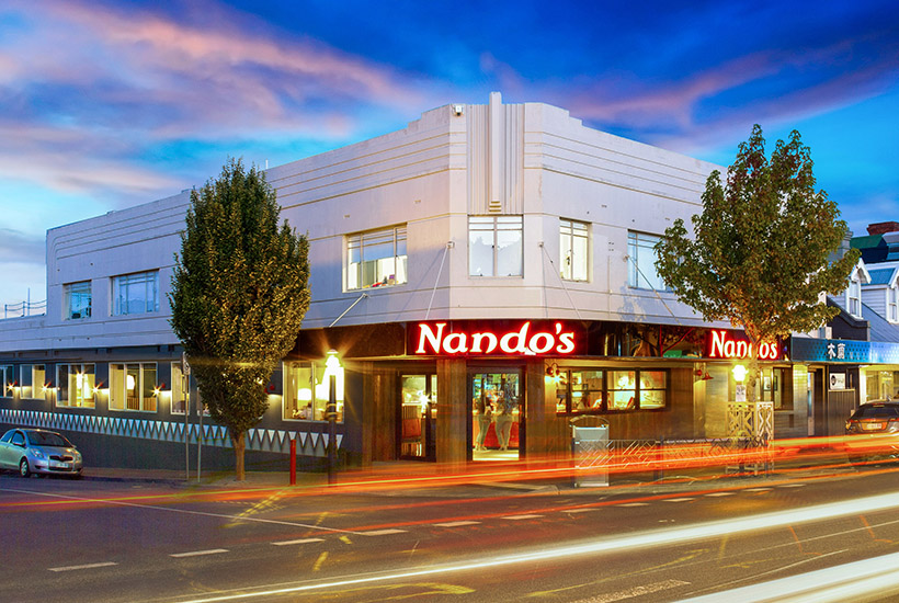 The North Hobart Nandos outlet.